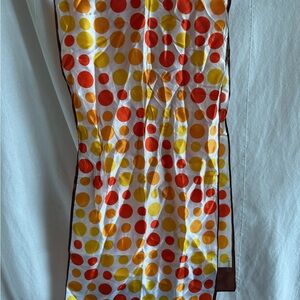 Hand painted Polka Dot acetate Scarf from Paris
